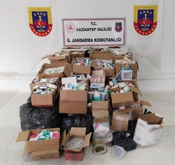 Gaziantep'te 3 milyon lira değerinde kaçak ilaç ve tıbbi malzeme ele geçirildi 