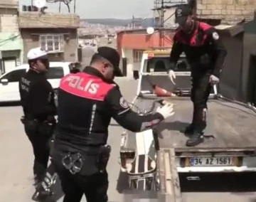 Gaziantep'te 4 çalıntı motosiklet ele geçirildi