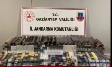 Gaziantep'te 41 bin TL değerinde kaçak sigara ele geçirildi: 1 gözaltı