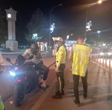 Gaziantep'te 59 motosiklet sürücüsüne 270 bin TL ceza