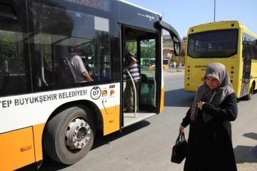 Gaziantep’te 65 yaş üstü vatandaşlar ulaşım hizmetinden memnun