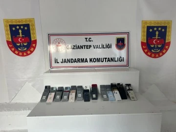 Gaziantep'te 867 bin TL değerinde kaçak telefon ele geçirildi