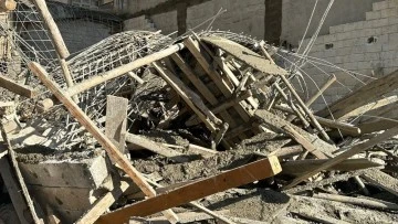 Gaziantep’te beton dökümü sonrası inşaat çöktü: 1’i ağır 2 yaralı