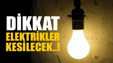 Gaziantep'te elektrik kesintisi 
