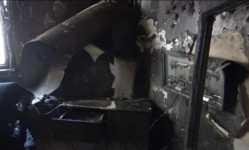 Gaziantep’te ev yangınında 3’ü çocuk 5 kişi yaralandı