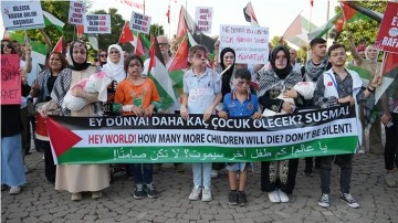 Gaziantep'te Filistin'e destek yürüyüşü yapıldı
