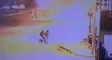 Gaziantep'te iş yerine kalaşnikoflu saldırı kamerada