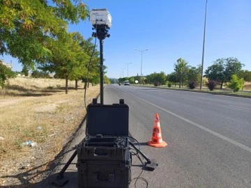 Gaziantep'te jandarmadan yerli radar sistemi ile yoğun trafik denetimi