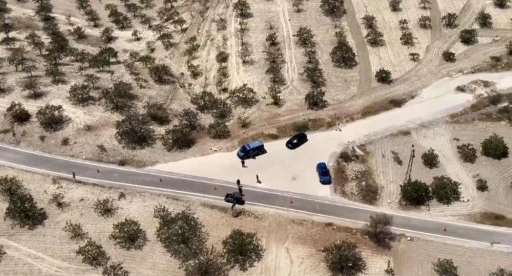 Gaziantep'te jandarmanın dron destekli 'yeşil altın' n&ouml;beti devam ediyor