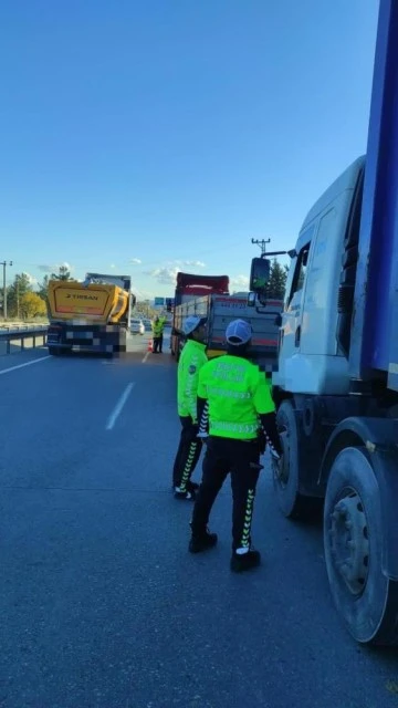 Gaziantep'te kış tedbirlerine uymayan sürücülere 83 bin lira ceza