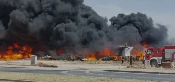 Gaziantep'te korkutan yangın