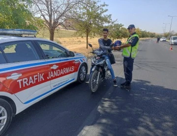 Gaziantep'te motosiklet sürücülerine sıkı takip