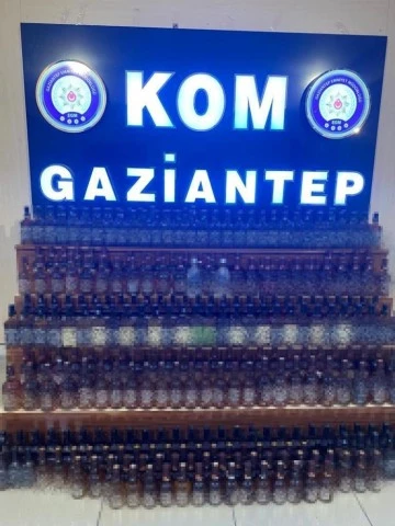 Gaziantep'te sahte alkol operasyonu: 4 tutuklama