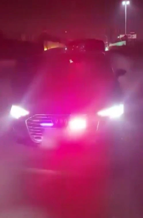 Gaziantep'te yetkisiz çakar kullanan araca 192 bin lira ceza