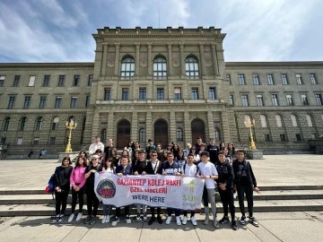 Gaziantepli öğrenciler Avrupa'yı mercek altına aldı