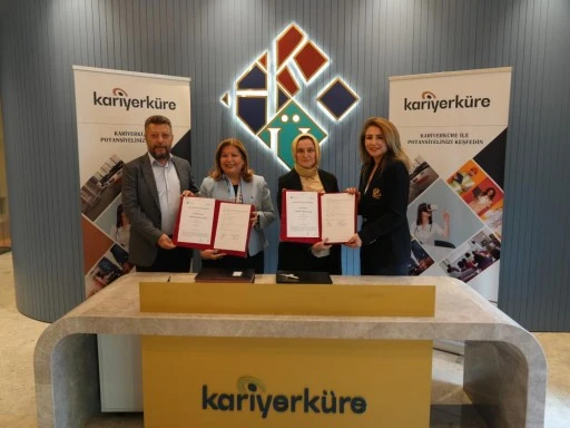 Hasan Kalyoncu &Uuml;niversitesi ile Kariyerk&uuml;re Eğitim Arasında iş birliği protokol&uuml; imzalandı