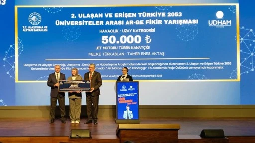 Hasan Kalyoncu Üniversitesi Öğrencisi ‘Jet Motoru’ Projesiyle Türkiye 2053 Ar-Ge Yarışmasında Ödül Kazandı