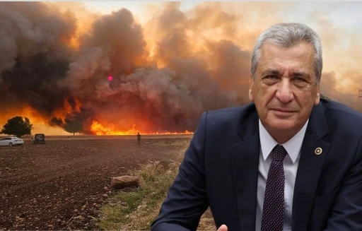 Hasan Öztürkmen’den yangından etkilenen Araban’a destek çağrısı