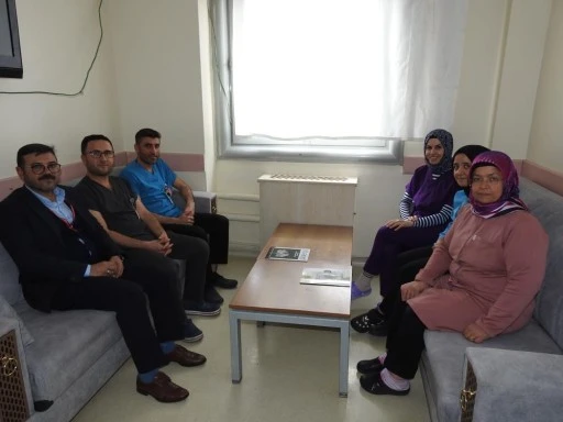 Hasta ve yakınlarının morali manevi destek ile yükseliyor