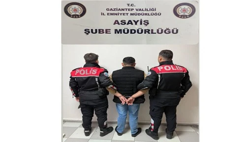 Hırsızlık  su&ccedil;undan 17 yıl 6 ay hapis cezası bulunan ş&uuml;pheli yakalanmıştır.