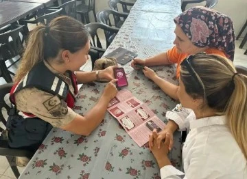 Jandarmadan 2023 yılında binlerce vatandaşa KADES bilgilendirmesi