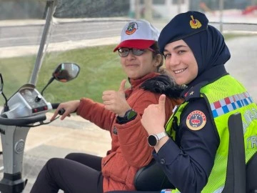 Jandarmadan özel çocuklara trafik eğitimi