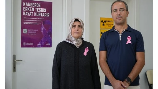 Kanser taraması yaptıran kadın erken teşhisle sağlığına kavuştu