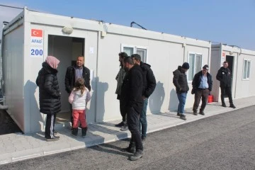 Konteynerlere yerleşmeye başladı
