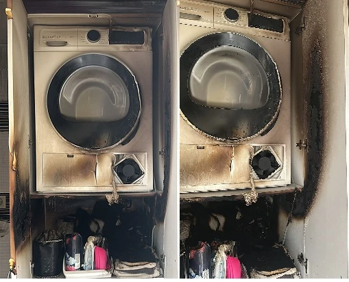 Kurutma makinesi patladı. Canımızdan oluyorduk 