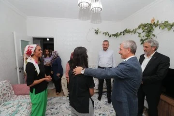 Milletvekili Gül ve Tahmazoğlu Şahinbeyli ailelere misafir oldu
