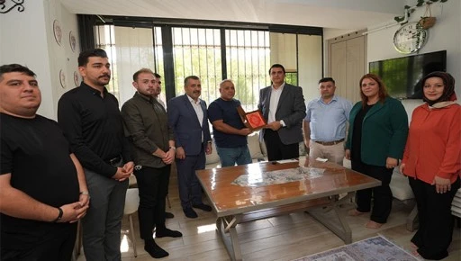BAŞKAN YILMAZ&rsquo;DAN ANLAMLI ZİYARET