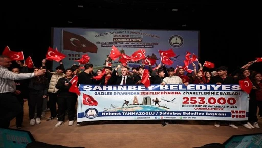 İLK KAFİLE ÇANAKKALE’YE UĞURLANDI