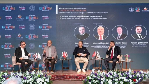 GASTRONOMİ FESTİVALİNDE &ldquo;GASTRONOMİ VE HİZMET İHRACATI&rdquo; PANELİ D&Uuml;ZENLENDİ