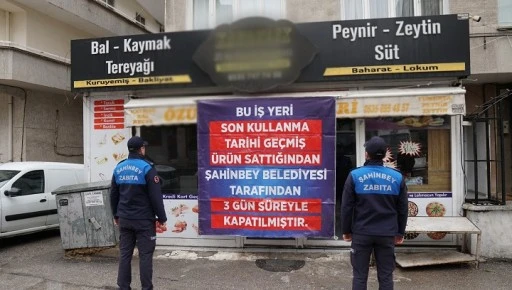 ŞAHİNBEY BELEDİYESİ ZABITA EKİPLERİ SON KULLANMA TARİHİ GE&Ccedil;MİŞ &Uuml;R&Uuml;NLERE GE&Ccedil;İT VERMİYOR
