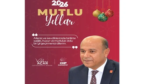 CHP İL BAŞKANI ACAR&rsquo;DAN YENİ YIL MESAJI