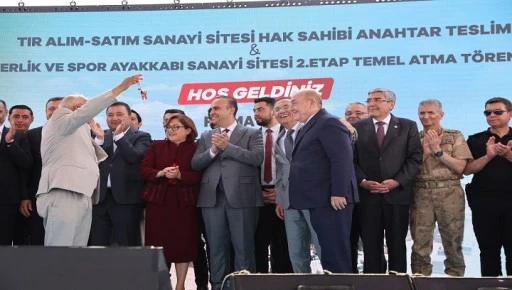BAKAN KACIR, B&Uuml;SEM'DE YENİ İŞ YERLERİNİN ANAHTARLARINI TESLİM ETTİ