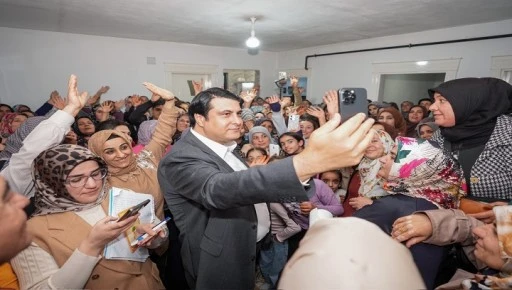 BAŞKAN YILMAZ ŞİRİNEVLER&rsquo;DE KADINLARLA BİR ARAYA GELDİ