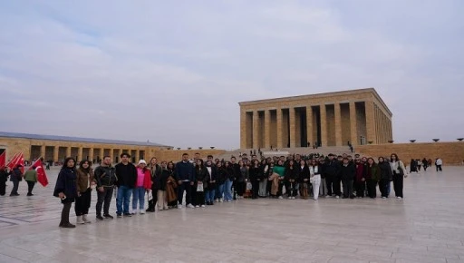 BAŞKAN YILMAZ, GEN&Ccedil;LERİ BAŞKENTTE KARŞILADI