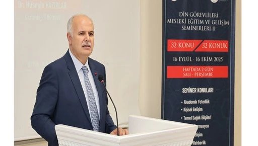 Din G&ouml;revlileri Mesleki Eğitim ve Gelişim Seminerleri II Başladı
