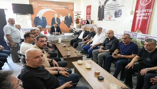 NTO HEYETİNDEN MHP NİZİP İL&Ccedil;E BAŞKANI FATİH &Ccedil;ETİN&rsquo;E HAYIRLI OLSUN ZİYARETİ