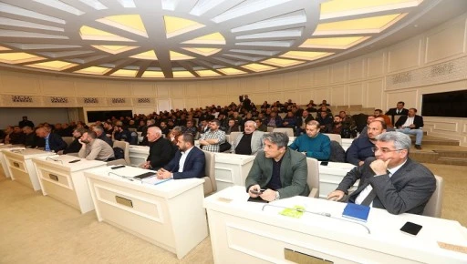 GAZİANTEP B&Uuml;Y&Uuml;KŞEHİR SEBZE HALİ İ&Ccedil;İN İSTİŞARE TOPLANTISI YAPILDI