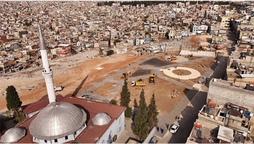 GAZİANTEP B&Uuml;Y&Uuml;KŞEHİR KENTE YENİ YEŞİL ALAN KAZANDIRIYOR