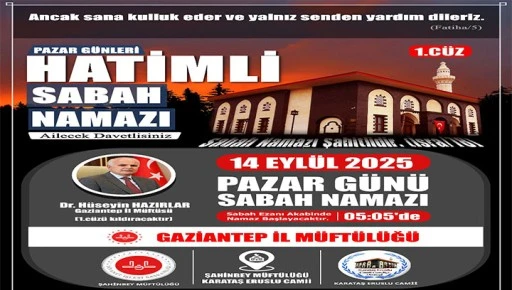 HATİMLİ SABAH NAMAZI kARATAŞ ERUSLU CAMİİ
