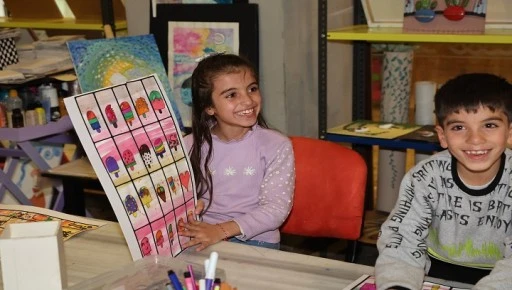 BAŞKAN ŞAHİN&rsquo;DEN YARIYIL TATİLİ AT&Ouml;LYELERİNE ZİYARET
