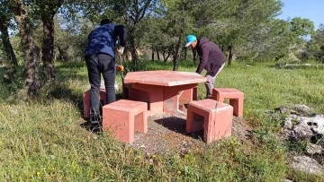 Nizip’teki mesire alanları temizleniyor