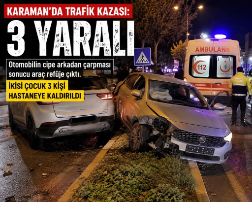 Otomobil Cipe &Ccedil;arptı, Ara&ccedil; Ref&uuml;je Savruldu