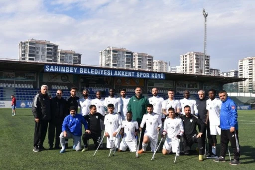 Şahinbey Ampute'den 1-0'lık galibiyet