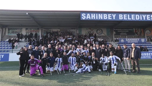 Şahinbey Ampute&rsquo;den 2-1&rsquo;lik galibiyet