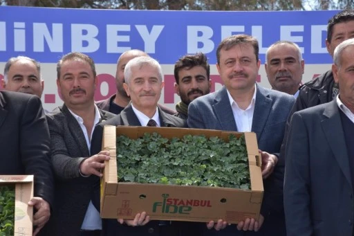Şahinbey Belediyesinden çiftçiye 7 milyon adet fide desteği