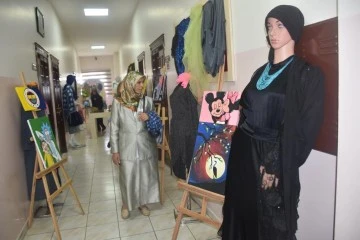  Şahinbey’de ana sınıfı öğrencileri ve kursiyerlerden sergi